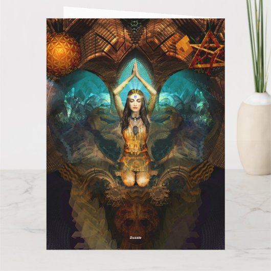 精神動物を挨拶状と呼びます カード (裏面)