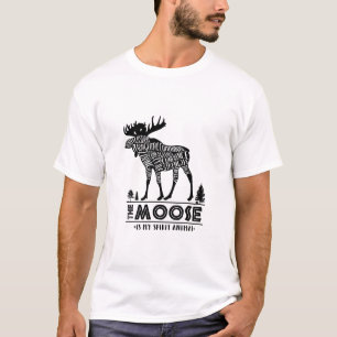 精神動物: アメリカヘラジカ Tシャツ