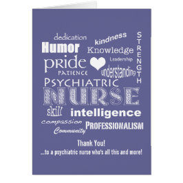 精神医学のナースは単語の雲感謝していしています