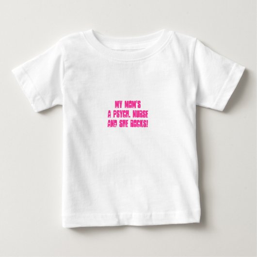 精神医学のナース ベビーTシャツ (正面)