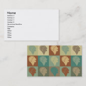 精神医学のポップアート 名刺 (正面/裏面)