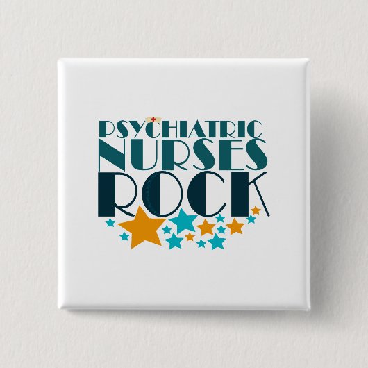 精神医学ナースロック 缶バッジ (正面)