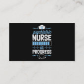 精神医学ナース看護学校学生 名刺 (裏面)