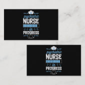 精神医学ナース看護学校学生 名刺 (正面/裏面)