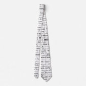 精神及び精神のための音楽 ネクタイ (裏面)