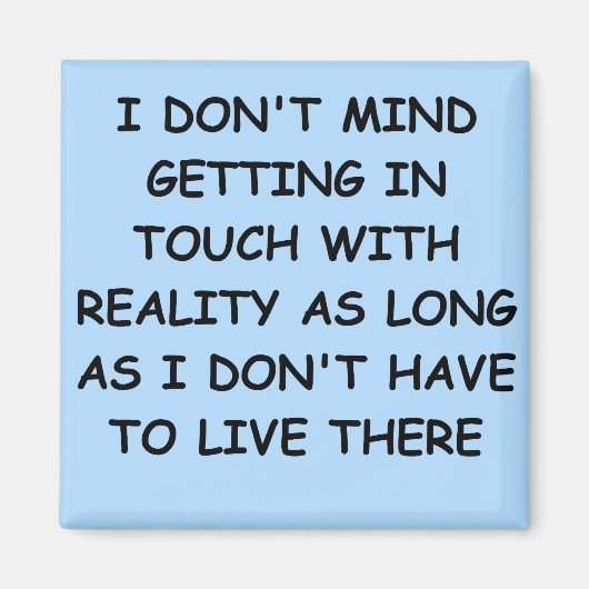 精神学のジョーク マグネット (正面)