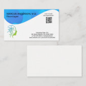 精神心理学のロゴ | 健康科学 名刺 (正面/裏面)