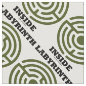 精神心理学的ユーモアの中の迷路 ファブリック (クローズアップ)