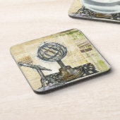 "精神旅行"の、5つのプラスチックコースター コースター (左側)