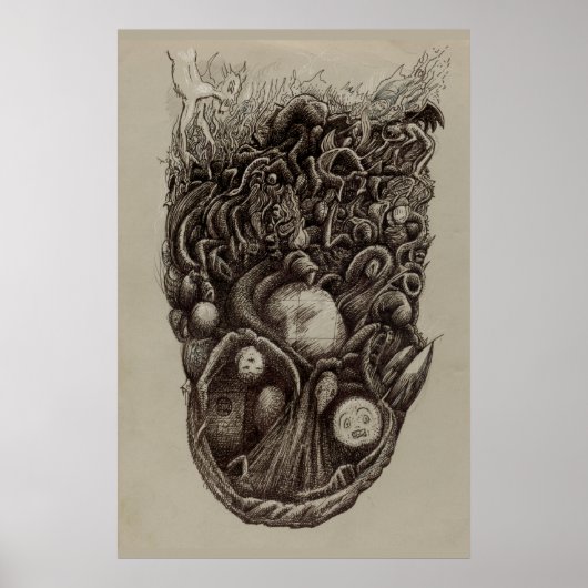 精神暴行 ポスター (正面)