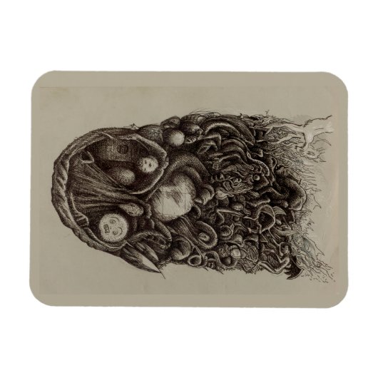 精神暴行 マグネット (横)