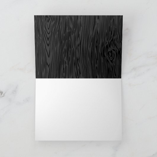 精神板ハロウィンは挨拶状感謝していしています カード (内部)