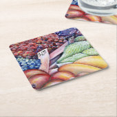 精神消費のみ スクエアペーパーコースター (アングル)
