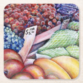 精神消費のみ スクエアペーパーコースター (正面)