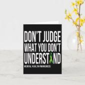 精神状態を理解していないものを判断してはいけない カード (黄色い花)