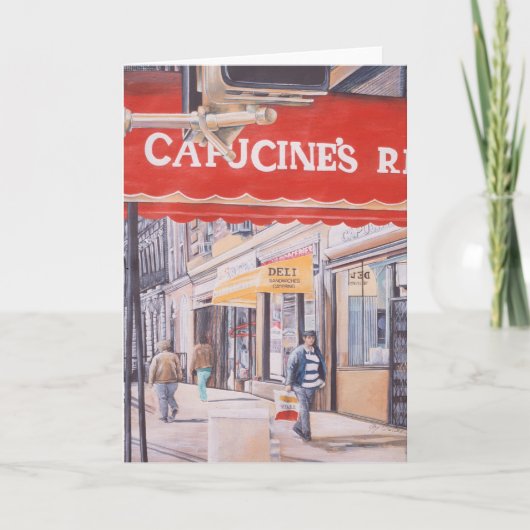 精神異常の晴れた側のグリーティングカード カード (正面)