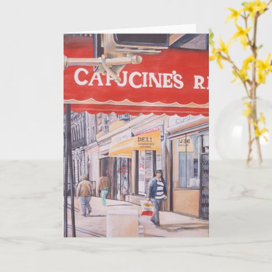 精神異常の晴れた側のグリーティングカード カード (黄色い花)