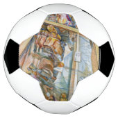 精神異常の晴れた面 サッカーボール (回転)