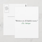 精神異常の母親 ポストカード (正面/裏面)