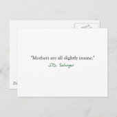 精神異常の母親 ポストカード (正面/裏面)