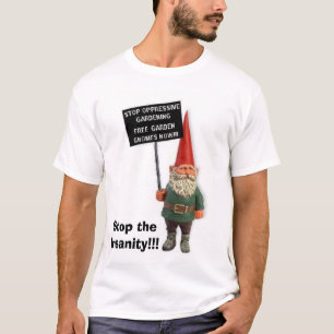 精神異常を!ストップ!! Tシャツ