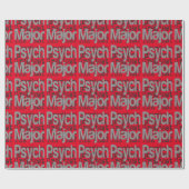 精神異常専攻の者 ラッピングペーパー (フラット)