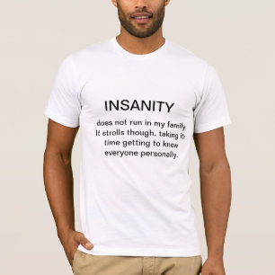 精神異常 Tシャツ