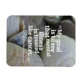 精神疾患に対するスティグマを取り除く。マグネット マグネット (横)