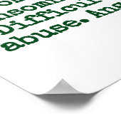 精神疾患のいくつかの症状 – Mental Health Qu ポスター (角)