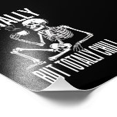 精神病だが完全に寒いハロウィーンの衣装 フォトプリント            (角)