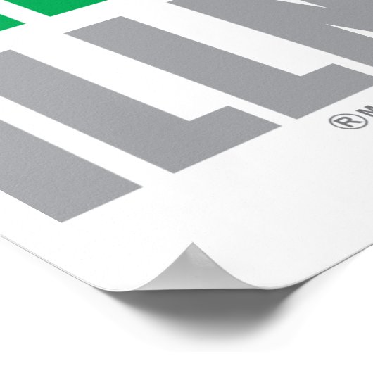 精神病と闘う ポスター (角)