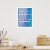 精神病は人間である ポスター (キッチン)