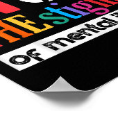 精神病ストップのスティグマ精神保健法 ポスター (角)