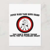 精神病棟がチャンプを降ろす ポストカード (正面)