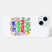 精神病棟にWi-FiiPhoneケースがあれば Case-Mate iPhoneケース (裏面 (横))
