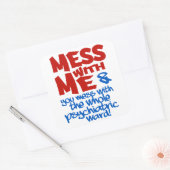 精神病棟のシール スクエアシール (封筒)