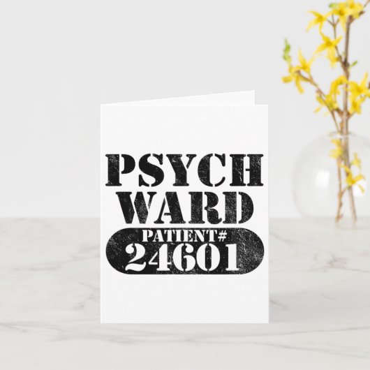 精神病棟は精神患者ハロウィーンの肋骨を免れた カード (黄色い花)