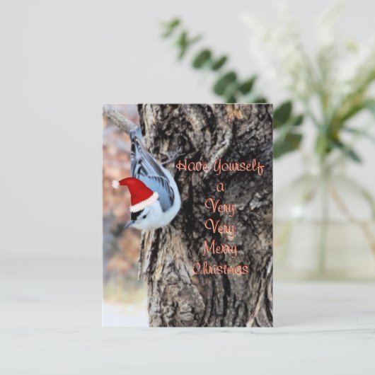 精神病院のメリークリスマスは郵便はがきカスタマイズ シーズンポストカード (スタンド正面)