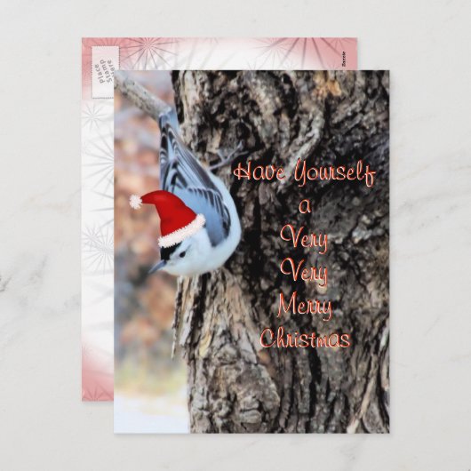 精神病院のメリークリスマスは郵便はがきカスタマイズ シーズンポストカード (正面/裏面)