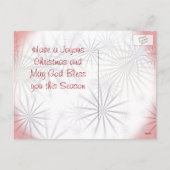 精神病院のメリークリスマスは郵便はがきカスタマイズ シーズンポストカード (裏面)