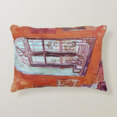 精神病院のヴィンセント・ヴァン・ゴッホのスタジオの窓 アクセントクッション (正面)