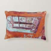 精神病院のヴィンセント・ヴァン・ゴッホのスタジオの窓 アクセントクッション (裏面)