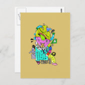 精神病 ポストカード (正面/裏面)