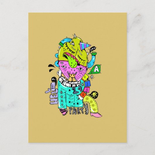 精神病 ポストカード (正面)