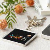 精神療法カウンセリング及びセラピー キーホルダー (側面)