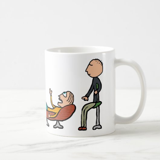 精神療法カウンセリング及びセラピー コーヒーマグカップ (右)