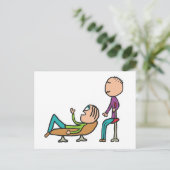 精神療法カウンセリング及びセラピー ポストカード (スタンド正面)