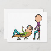 精神療法カウンセリング及びセラピー ポストカード (正面/裏面)