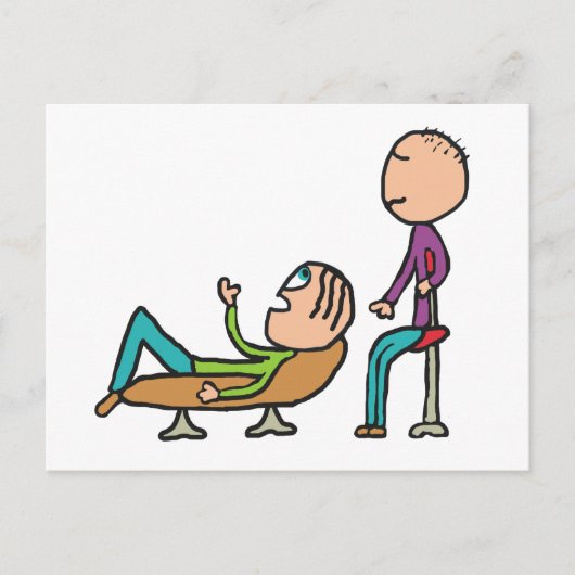 精神療法カウンセリング及びセラピー ポストカード (正面)