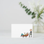 精神療法カウンセリング及びセラピー 名刺 (スタンド正面)